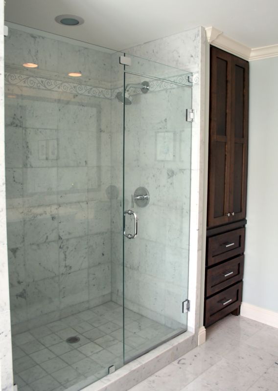 Modern Shower with Frame